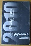 2010 Polaris Rush Snowmobile Owners Maintenance And Safety Manual P/n 9922276. Fixed Price $12.99.