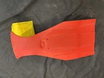New Oem Polaris Snowmobile Rush Pro-ride Skid Plate, Indy Red 2877793-293 S5. Fixed Price $39.99.