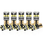 Audak 10-PACK T10 W5W 194 Led Bulbs 6000K White Canbus Non-polar Car Interior. Fixed Price $15.77.