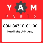 8DN-84310-01-00 Yamaha Headlight Unit Assy 8DN843100100, New Genuine Oem Part. Fixed Price $263.64.