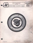 1974 Arctic Cat Panther Illustrated Parts & Service Manuals MN2817. Fixed Price $9.95.