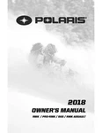 Polaris Owners Manual Book 2018 600 Pro-rmk, 800 & Sks. Fixed Price $19.50.