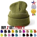 Beanie Hat Cap Plain Knit Ski Skull Cuff Winter Warm Slouchy Women Solid New. Fixed Price $6.25.