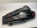 Molded Hood, Gloss Black - 2010 Polaris 600 Rush. Fixed Price $225.00.