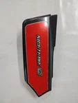 1985 Honda CB700SC Nighthawk Left Side Cover Panel 837A1-MJ1-770ZA (damaged). Fixed Price $12.00.