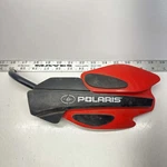 Polaris Handguards, Red/black - Snow. Fixed Price $15.00.