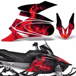 Snowmobile Sled Graphic Decals Stickers For Yamaha Apex 2006-2010 Ice. Fixed Price $159.95.