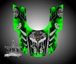 Arctic Cat Zr, Zl, Powder Special 1998 - 1999 Graphics Decal Wrap Outlaw Green. Fixed Price $229.65.