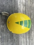 Vintage John Deere Snowmobile Motorcycle Helmet Yellow Green Tractor Retro Colle. Fixed Price $84.99.
