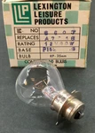 660J / A7048E Vintage Snowmobile Headlight Bulb 12 Volt 60W Single "j" Base. Fixed Price $10.50.