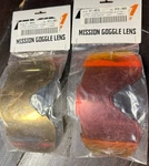 New Fxr Mission Goggle Lens 2 Pair Iridium & Gold Replacement Youth Mx Enduro Sx. Fixed Price $12.75.