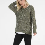 Betty Basics Dolly Sweat Khaki Puma Animal Print Size 8-22. Fixed Price $31.12.