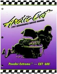 1997 Arctic Cat Powder Extreme 600 Snowmobile Service Manual : 2255-531. Fixed Price $103.97.