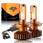 Auxbeam H4 9003 Super White Kit Led Headlight Bulbs High Low Combo. Fixed Price $39.99.