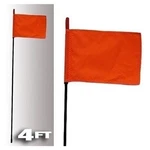 Firestik F4-BLACK-8120R Stick With Orange Safety Flag 4FT. Fixed Price $48.95.