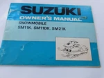 Suzuki SM11K SM11DK SM21K Snowmobile Owners Manual. Fixed Price $12.99.