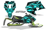 Sled Graphics Decals Stickers For Arctic Cat Zr 6000 Sx 2018 & Up Nw Mt. Fixed Price $159.95.