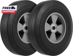 2 Pack 10 Inch Solid Rubber Tire 5/8 Axle Size Hand Truck Wheels Replacemen. Fixed Price $36.38.