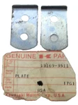 13169-3511 Oem Kawasaki Snowmobile Band Mounting Plates 78-81 Invader, Intruder. Fixed Price $16.99.