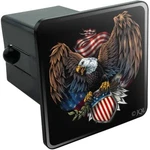 Patriotic Eagle Usa American Flag Shield Tow Trailer Hitch 2 Inch Receivers. Fixed Price $26.99.