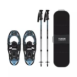 Yukon Charlie's Advanced 8X25" Men's Snowshoes W/ Aluminum Poles & Bag(open Box). Fixed Price $109.99.