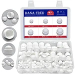 197 Pieces White Pe Covers Screw Caps Nut Protective Bolt.... Fixed Price $17.21.