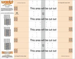 Woodys Studding Template 2.86 For 2-PLY Snow Tracks 120-154 Inches. Fixed Price $49.99.