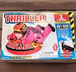 Sportstuff 31 Thriller Hot Rod Snow Tube Inflatable Toy Outdoor Winter. Fixed Price $11.95.