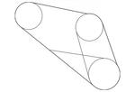 Genuine Toyota Power Steering Belt 99364-81070. Fixed Price $21.95.