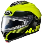 Hjc C91 Prod Modular Snow Helmet W/heated Electric Shield Hi-viz Md. Fixed Price $160.82.