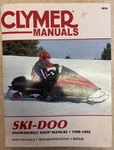 Clymer Repair Manual S830 For 1990-1995 Ski-doo Snowmobiles. Fixed Price $50.00.