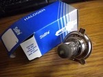 Solite H4 100/55W 12V P43T Halogen Headlight Bulb Powersports 12-6363 1630413. Fixed Price $24.99.