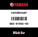 8EK-81965-00-00 Yamaha Condenser, Smoothing 8EK819650000, New Genuine Oem Part. Fixed Price $86.30.