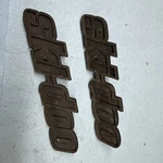 1971 Ski-doo Nordic 640 Type 635 Vintage Snowmobile Hood Emblems Badge. Fixed Price $29.50.