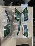 Arctic Cat Graphic Kit 50/90 Lime Green Black Tank And Fender Decals. Fixed Price $99.99.