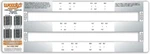 Woodys Snowmobile Single Ply Track Stud Pattern Template 252S-TEMP. Fixed Price $37.99.