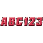 Hardline Sticker Kit - 2" Red/black REBLK500. Fixed Price $22.52.