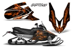 Snowmobile Sled Graphic Decals Stickers For Yamaha Apex 2006-2010 Nightwolf. Fixed Price $159.95.