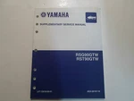 2007 Yamaha RSG90GTW RST90GTW Snowmobile Service Supplementary Manual Oem. Fixed Price $29.99.