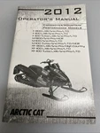 Arctic Cat Owners Operators Manual 2012 Xf 800 1100 2259-055. Fixed Price $19.95.