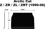 Proven Design Products Snow Flap For 1990-2006 Arctic Cat Zl Zrt. Fixed Price $49.40.