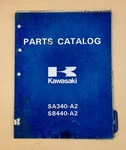 Genuine Kawasaki 1977 SA340 A2 SA440 Inviter Snowmobile Parts Manual - JB0. Fixed Price $29.95.