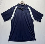 Polaris Sport Tek Mens Xl Blue Polo Shirt Short Sleeve Performance Golf. Fixed Price $17.99.