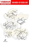 Yamaha GROMMET(4DN) 90480-01558-00 Oem New. Fixed Price $19.00.