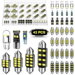 42 Pcs Upgraded Led Interior Car Lights Kit, Super Bright Dome Map And Door. Fixed Price $23.55.