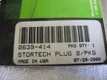 Arctic Cat Oem Nos Stortech Plugs 0639-414 #2879. Fixed Price $14.99.