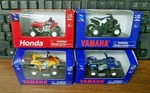 New Ray Qty Honda & Yamaha Atv Raptor 660 Warrior Banshee Sportrax 400 06227. Fixed Price $44.92.
