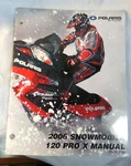 Polaris Manual Pn 9919766 2006 Snowmobile 120 Pro X. Fixed Price $12.00.