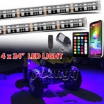 4X 24" Rgb Led Light Under Glow Neon Strip For Spyder Can Am Snowmobile Atv Utv. Fixed Price $49.99.