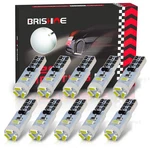 10X T5 Led Bulbs Xenon White Canbus Error Free 3014 Chipsets Wedge 74 2721 37.... Fixed Price $14.56.
